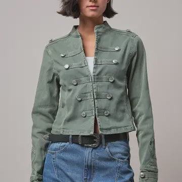 Military Double breasted olive