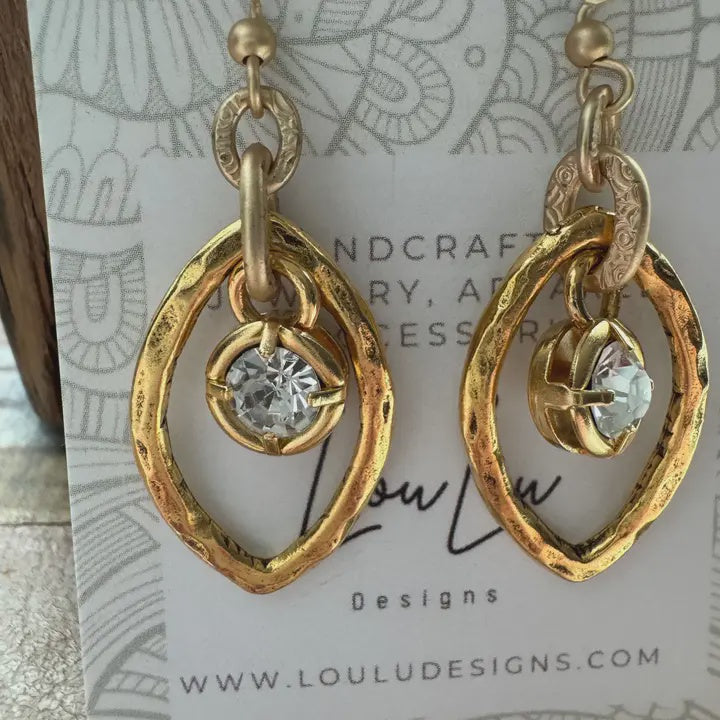 gilded gaze earings