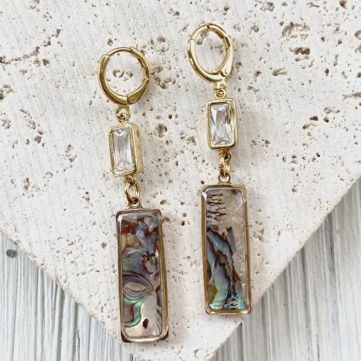 Shell abalone  earring