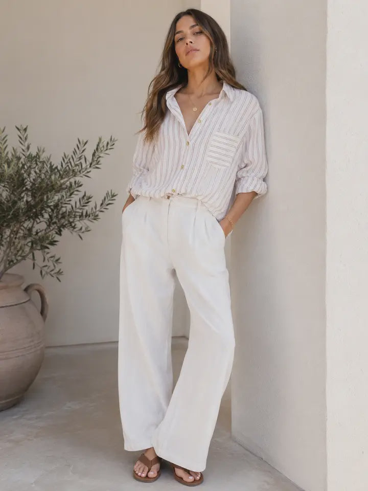Montecito stripe shirt