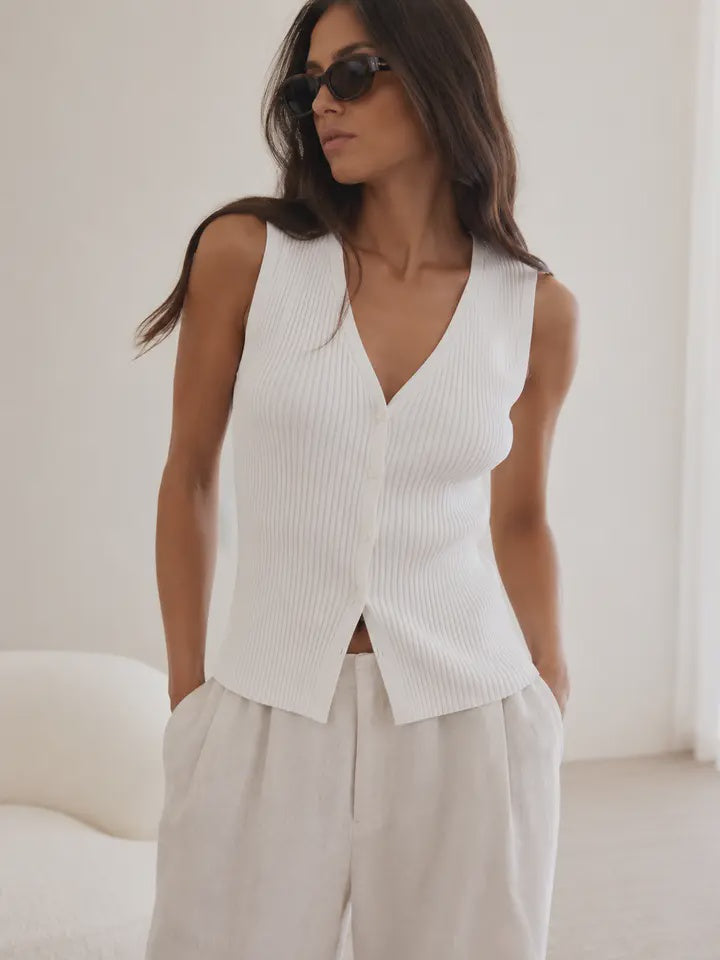White Amberlyn top