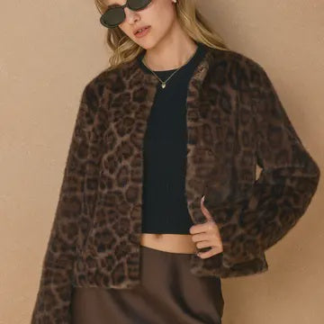 Cheetah light weight faux fur