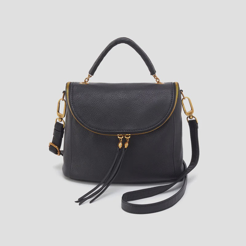 fern top satchel BLK
