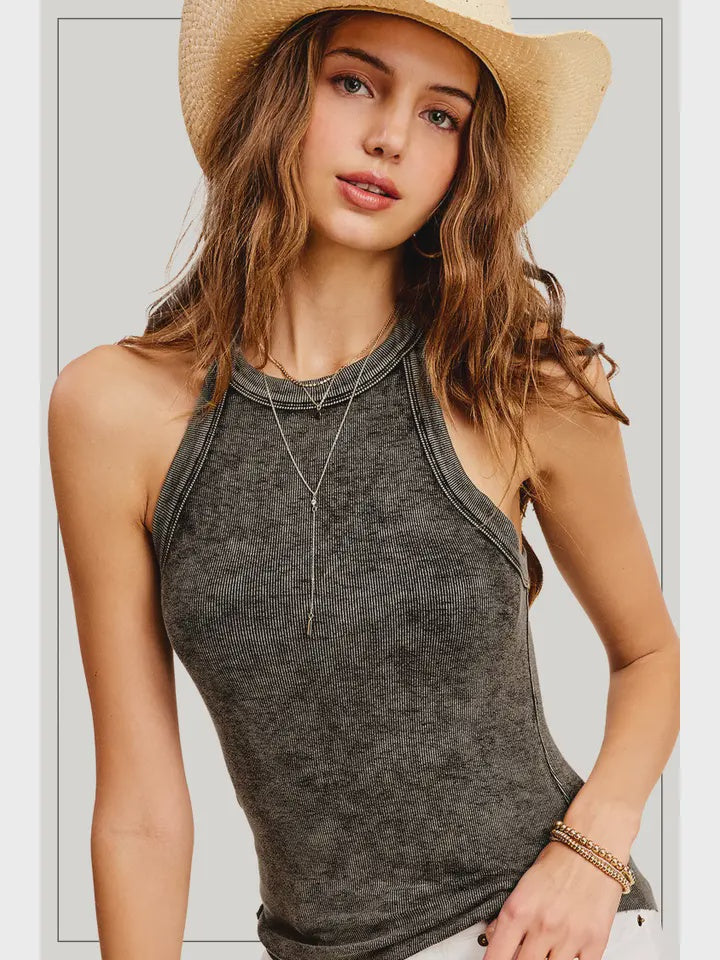 Mineral wash Y back tank