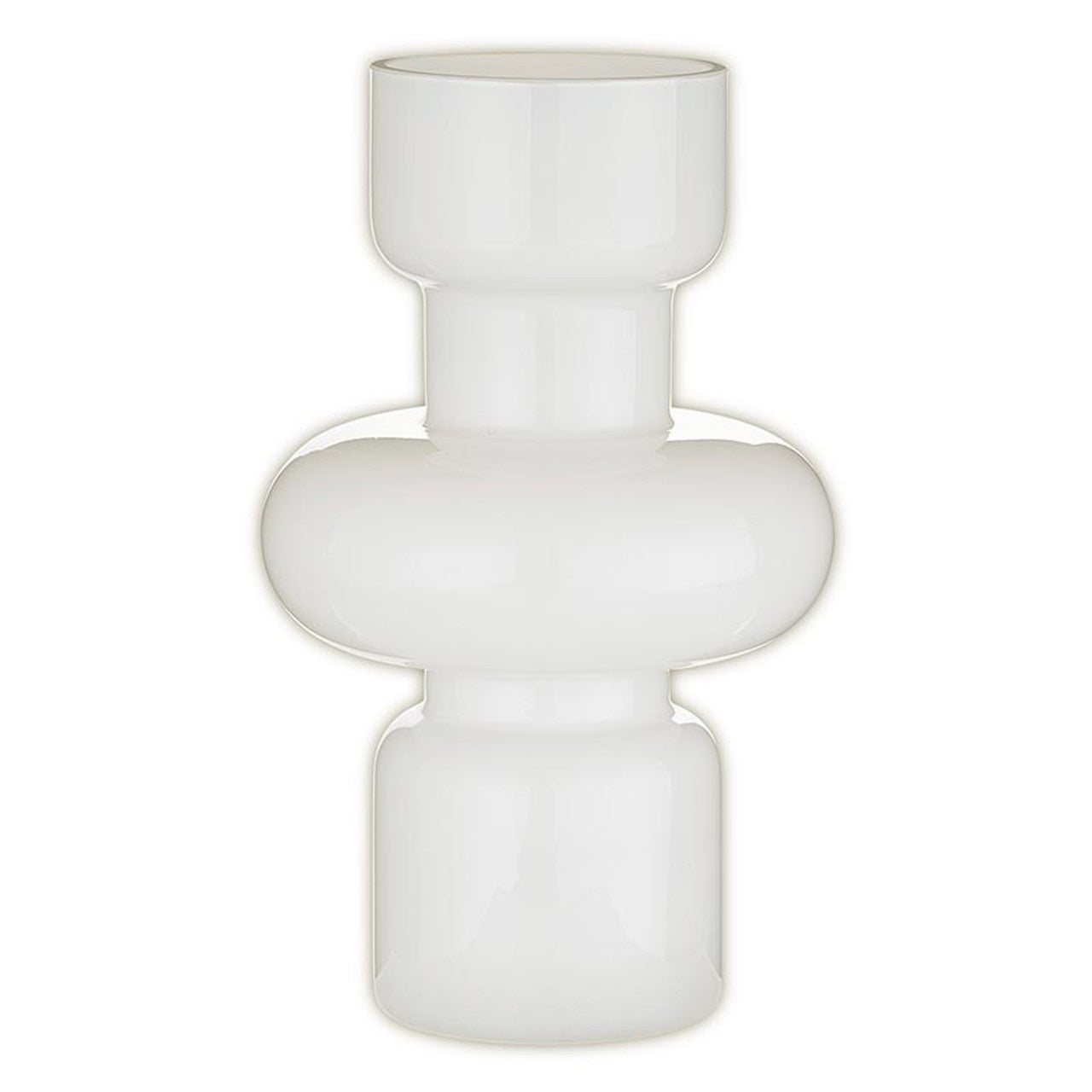white  bubble vase