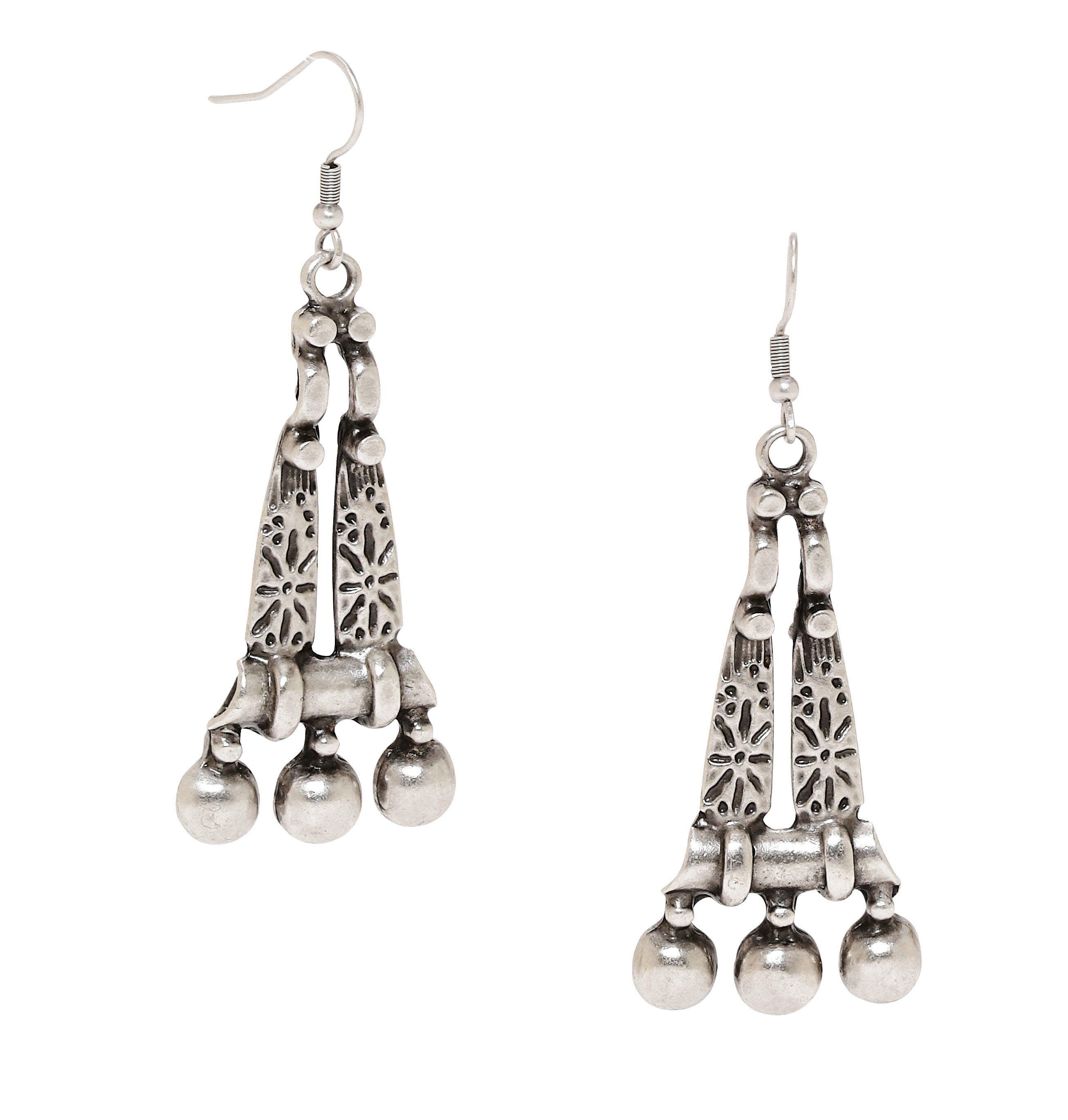 Boho Pewter triangle